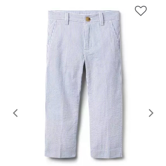 Janie and Jack Boy’s Seersucker Blue 2T 3 piece suit $241 Blazer, Pants, Vest - Picture 2 of 14